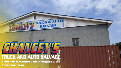 chanceys salvage chanceys auto salvage building